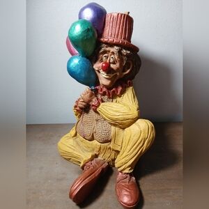 Vintage Handmade FRUMPS Figurine Mango The Clown 1993 USA #12